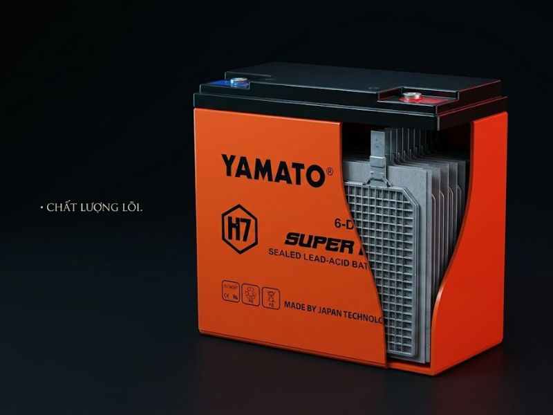 Ắc Quy Yamato Super H7 Legendar 6-PSB-30