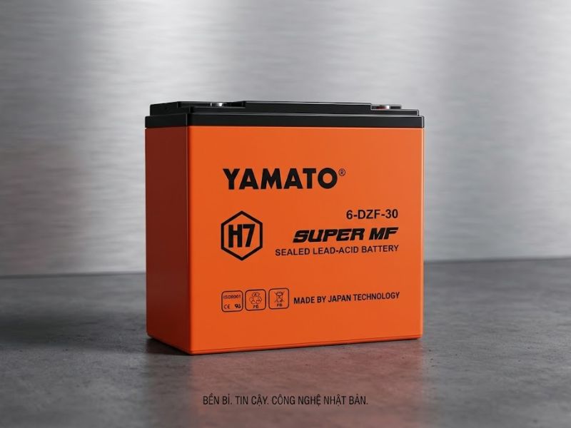 Ắc Quy Yamato Super H7 Legendar 6-PSB-30