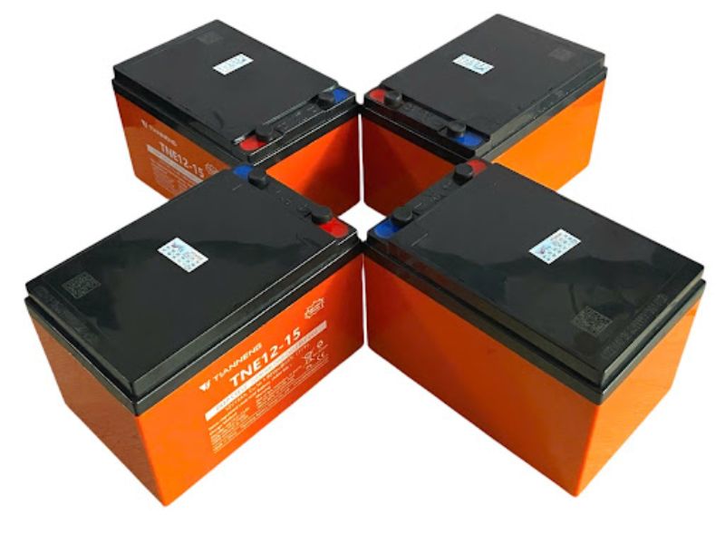 Bộ 4 bình ắc quy xe đạp điện 48V 15Ah