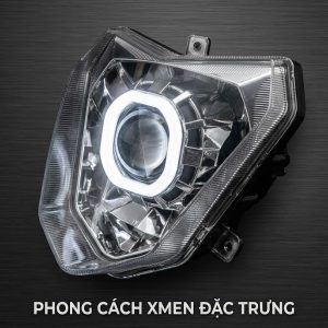 Bộ đèn pha bi cầu LED xe máy điện Xmen