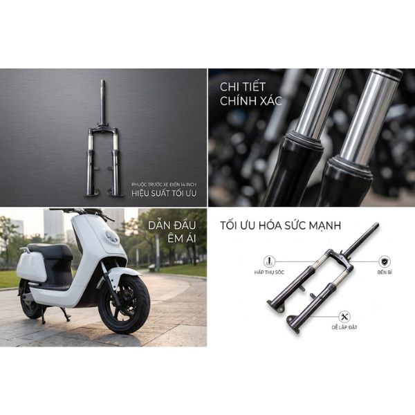 Phuộc Trước Xe Điện 14 Inch
