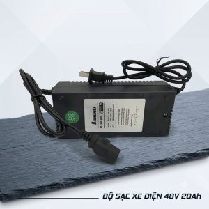 Sạc Xe Điện 48V 20Ah chân vuông