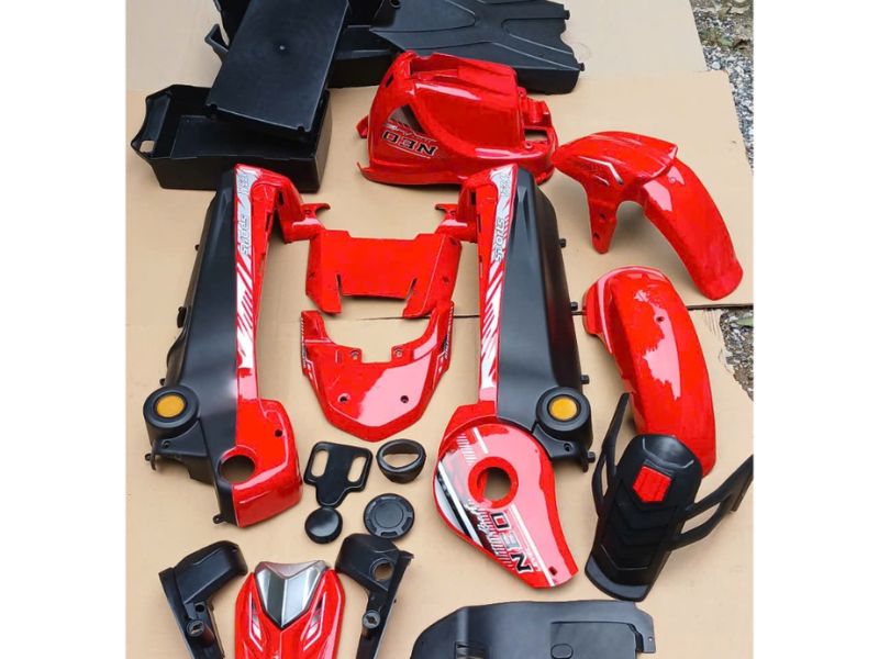 Bộ Nhựa Full Xe Điện M133 Plus Màu Đỏ