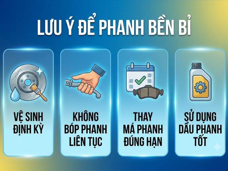 Khắc Phục Lỗi Bộ Phanh Xe Điện Bị Bó Kêu Hoặc Không Ăn