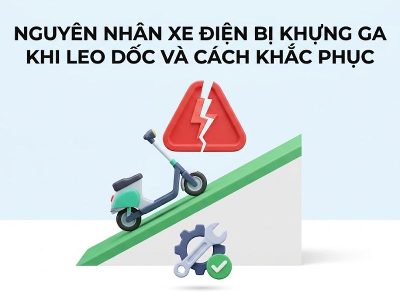 Nguyên Nhân Xe Điện Bị Khựng Ga Khi Leo Dốc Và Cách Khắc Phục